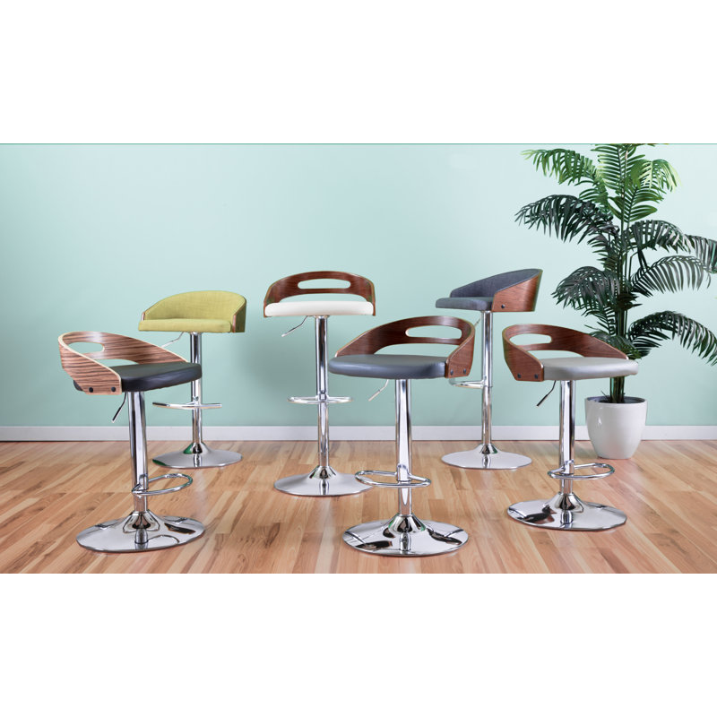 Morford Adjustable Height Bar Stool & Reviews AllModern